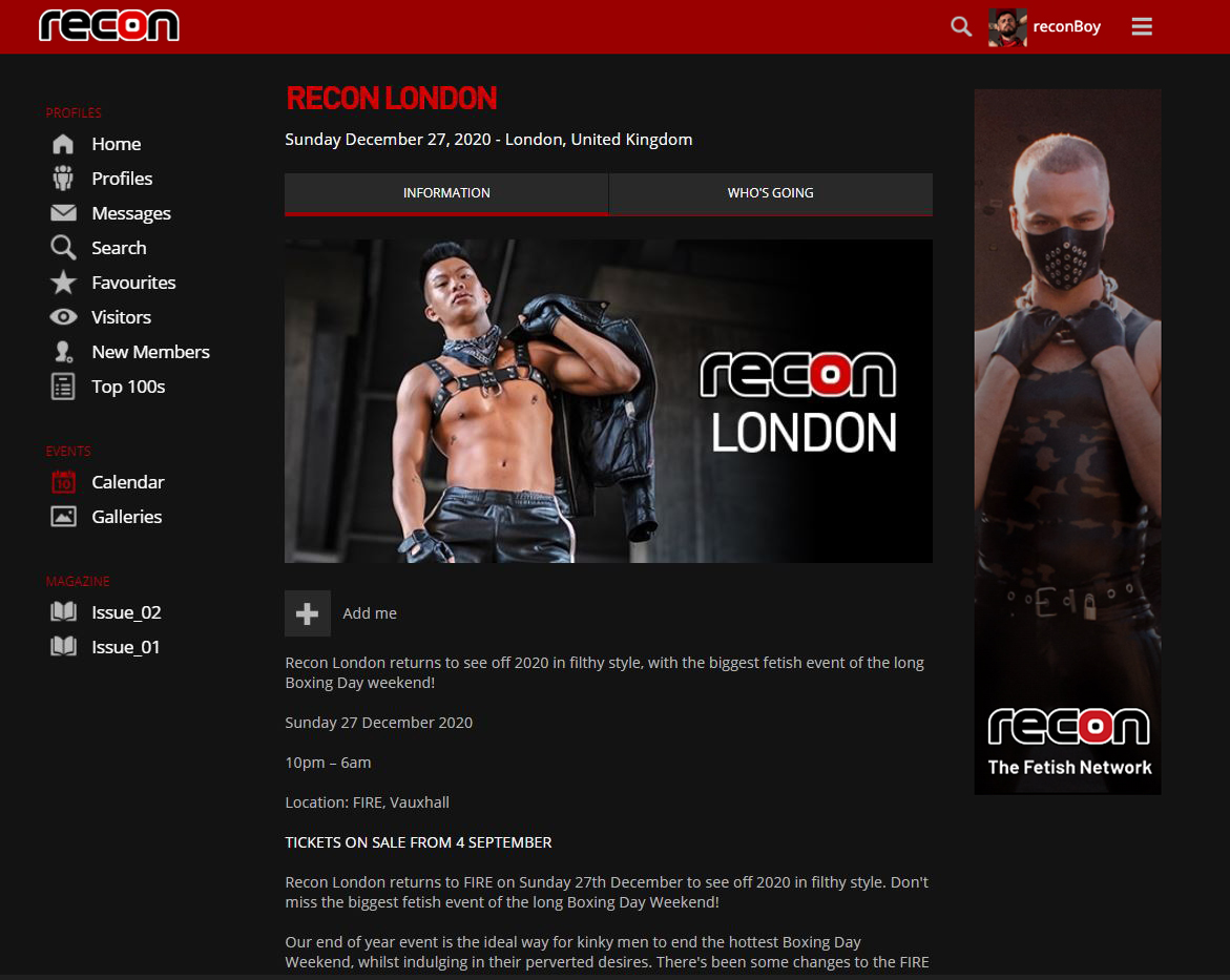 Recon photo profiles